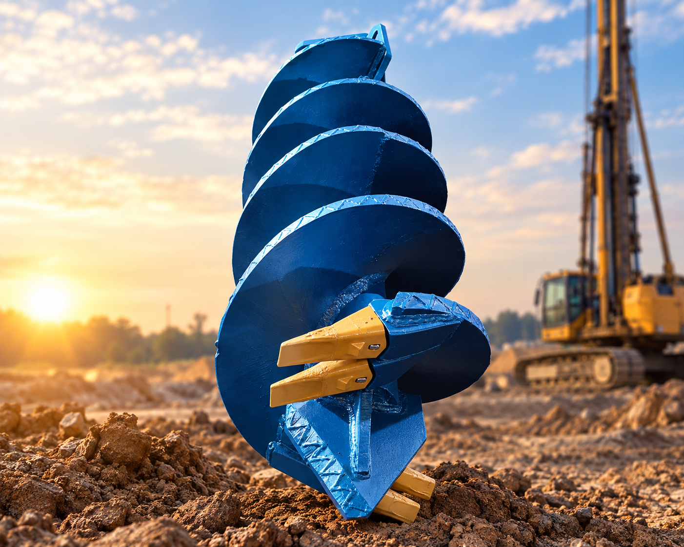 piling soil auger